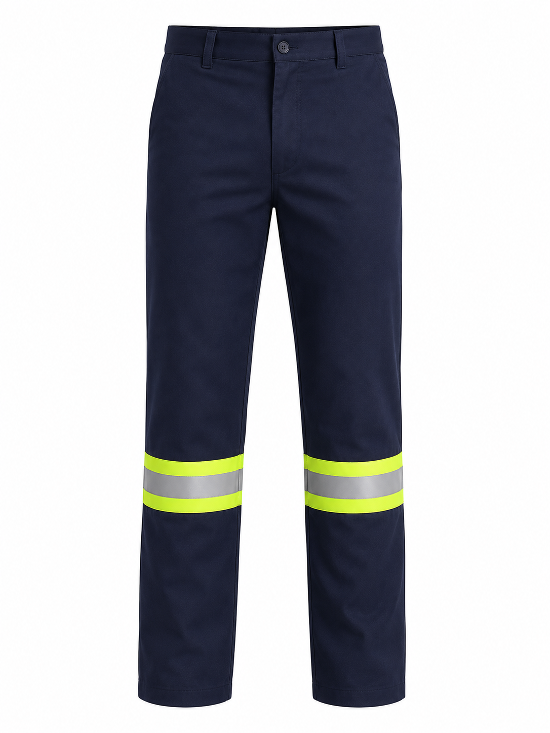 Calça Profissional em Brim com Faixa Refletiva
