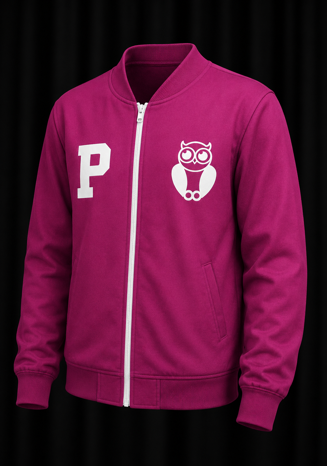 Moletom College com Zíper Premium | Jaqueta College Unissex Personalizada Silksert