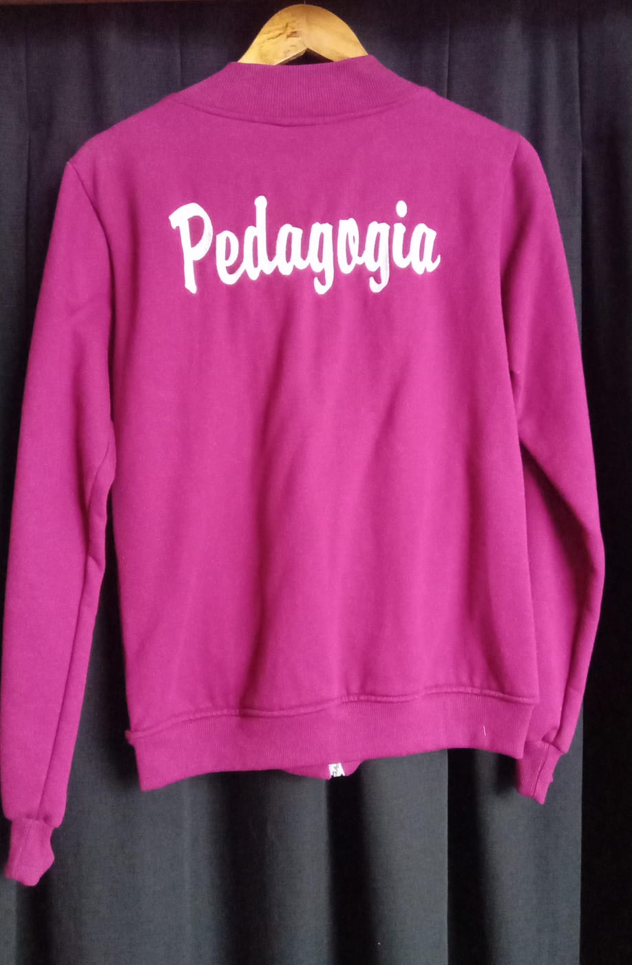Moletom College com Zíper Premium | Jaqueta College Unissex Personalizada Silksert — imagem 2